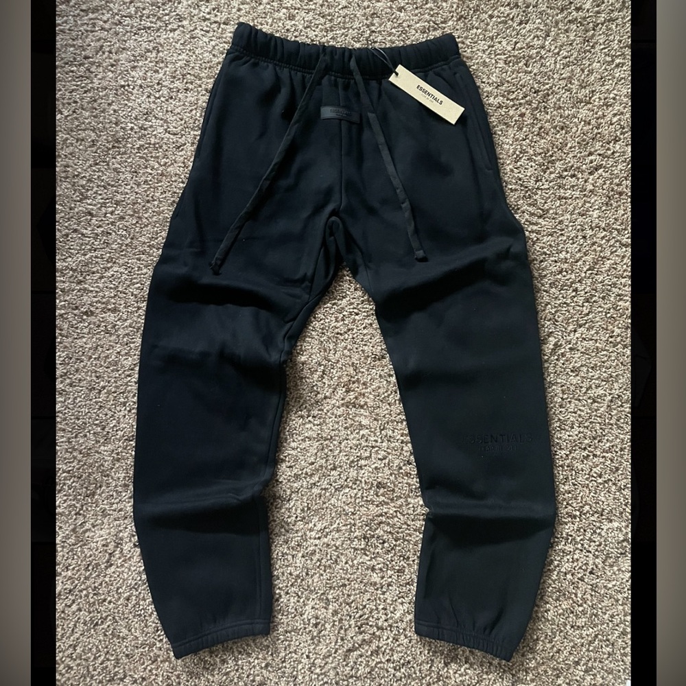 Black Essentials Joggers
